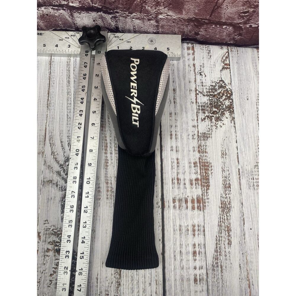 Power Bilt 1 Driver Head Cover Black and Gray